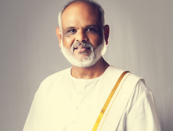 Spiritual class with Guruji