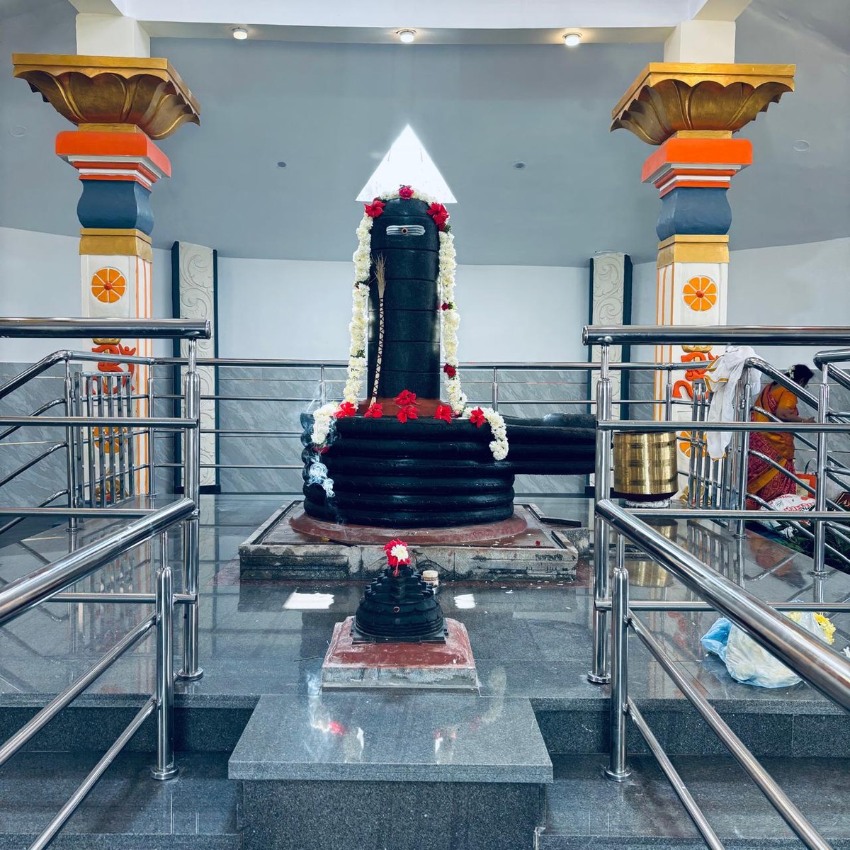 The sanctum of Sri Achaleshwara Temple, Hindupur